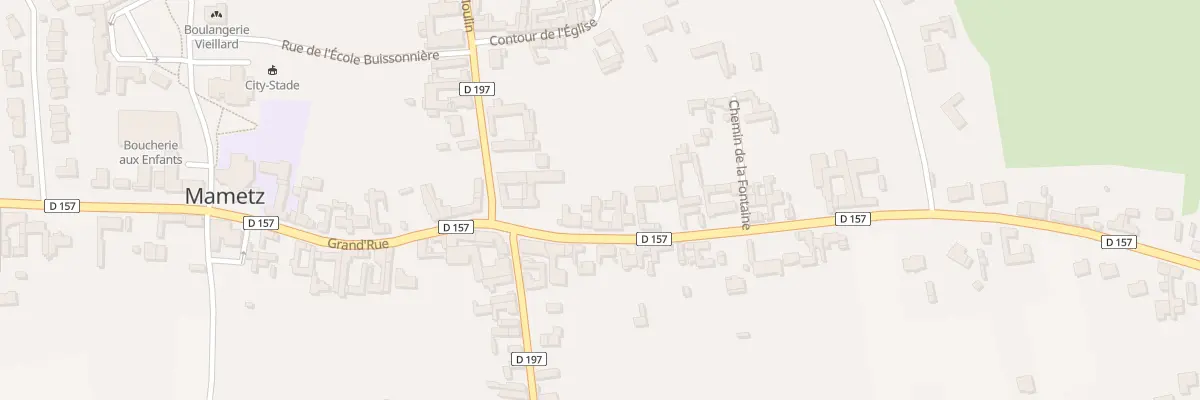 Plan du 746 Rue Principale à Mametz