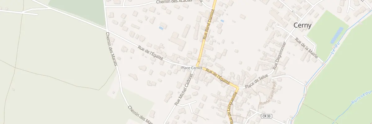 Plan du 20 Rue de l’Egalité à Cerny