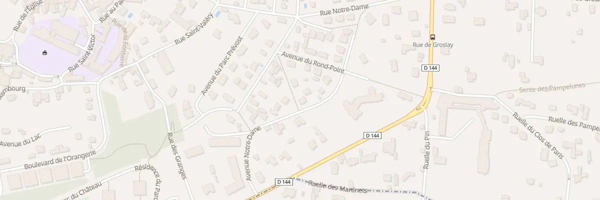 Plan du 7 Av Notre-Dame à Montmorency
