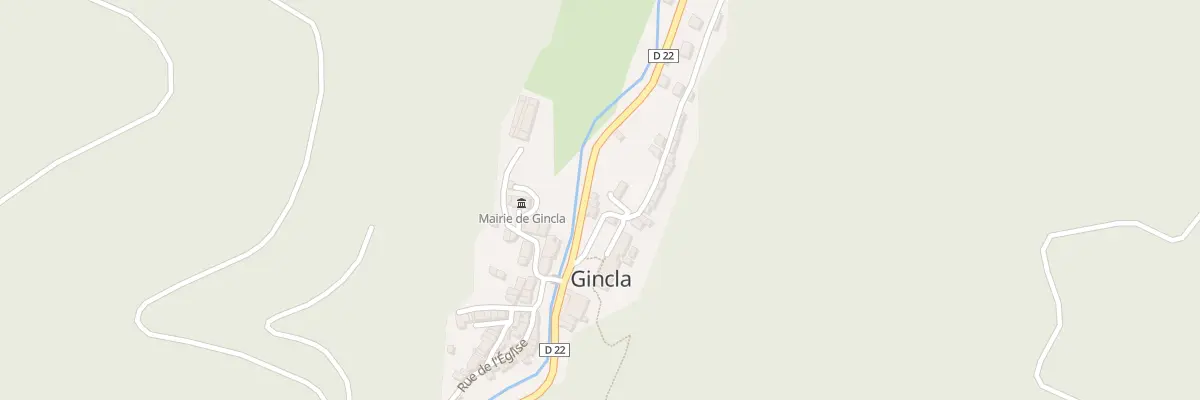 Plan du 54 Le Village à Gincla