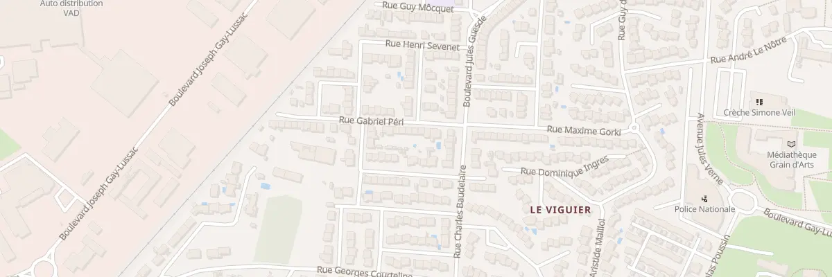 Plan du 7 Rue Gabriel Péri à Carcassonne