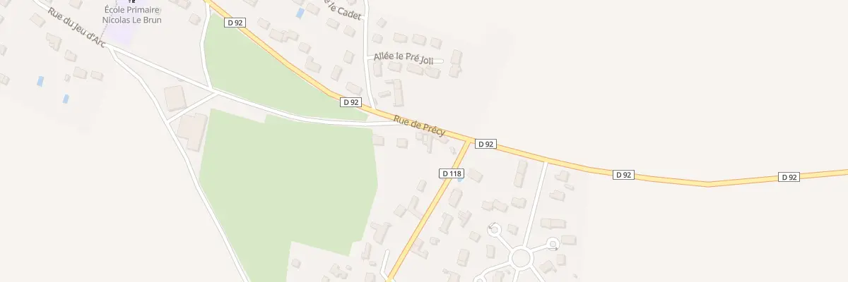 Plan du 378 Rue de Précy à Crouy-en-Thelle