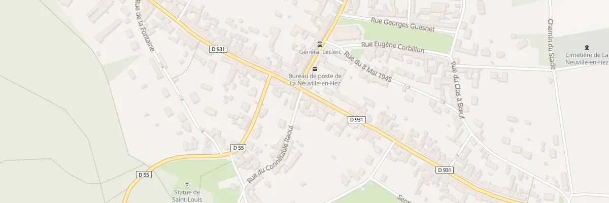 Plan du 59 Rue du Général de Gaulle à La Neuville-en-Hez