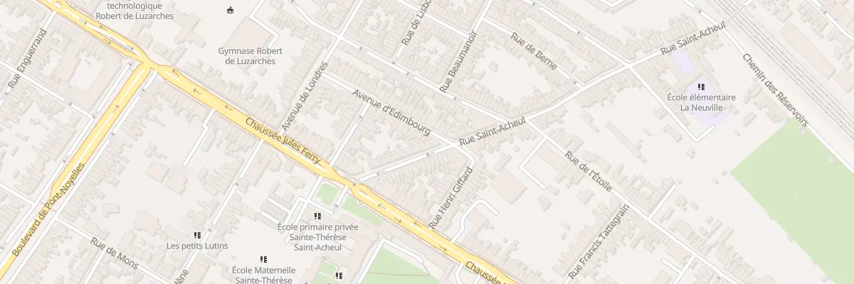 Plan du 31 Rue Saint-Acheul à Amiens