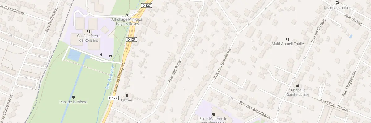 Plan du 31 Rue des Roux à L’Haÿ-les-Roses