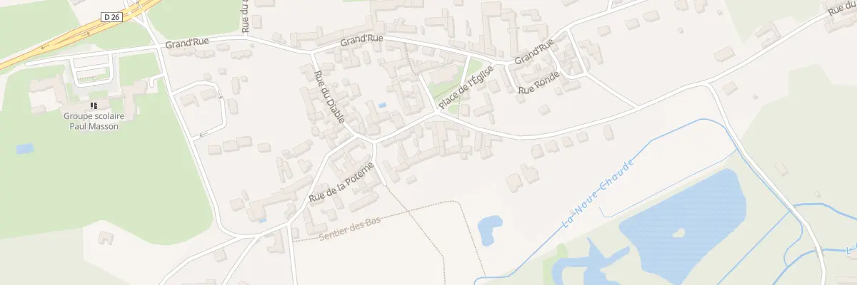 Plan du 23 Pl de l’Eglise à Estouy