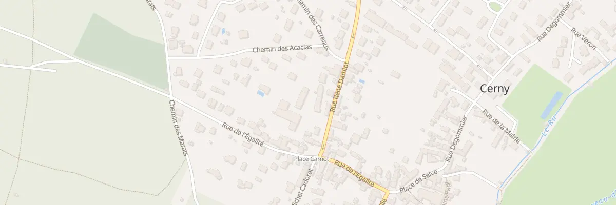 Plan du 7 Rue René Damiot à Cerny