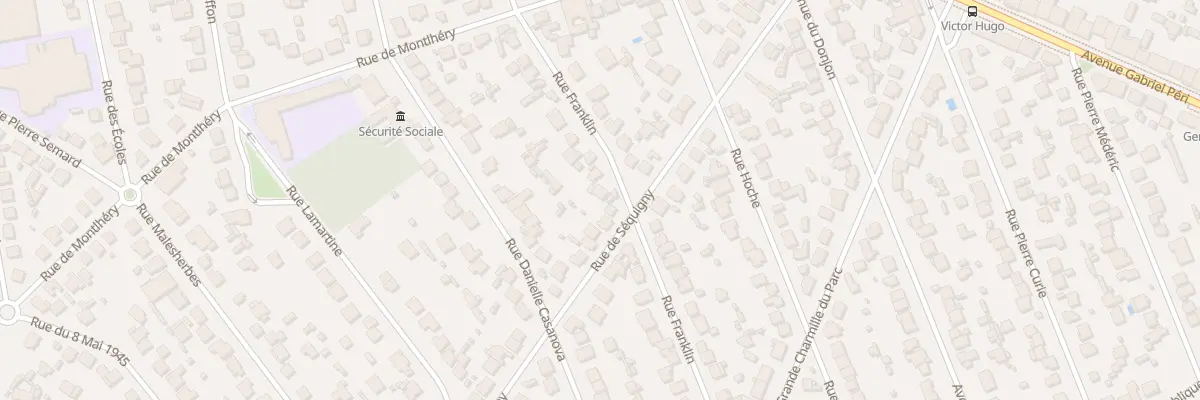 Plan du 54 Rue Franklin à Sainte-Geneviève-des-Bois