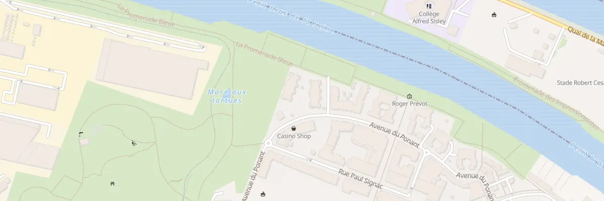 Plan du 48 Av du Ponant à Villeneuve-la-Garenne