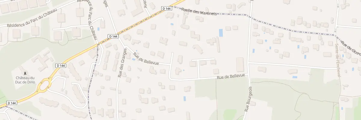 Plan du 16 Che de Bellevue à Deuil-la-Barre