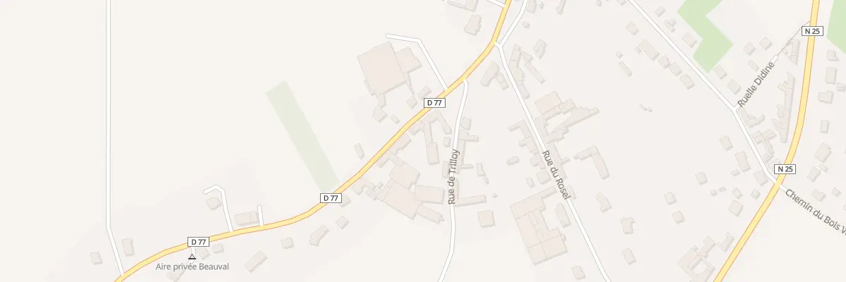 Plan du 93 Rue de Créqui à Beauval