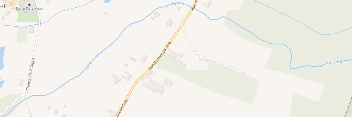 Plan du 426 Rue du Pont de Grès à Bouret-sur-Canche