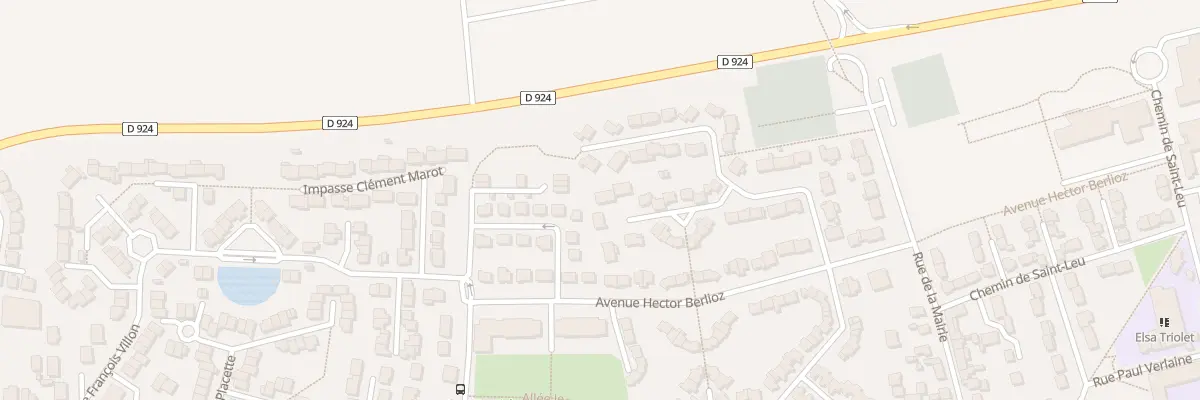 Plan du 30 Rue Georges Bizet à Bruyères-sur-Oise