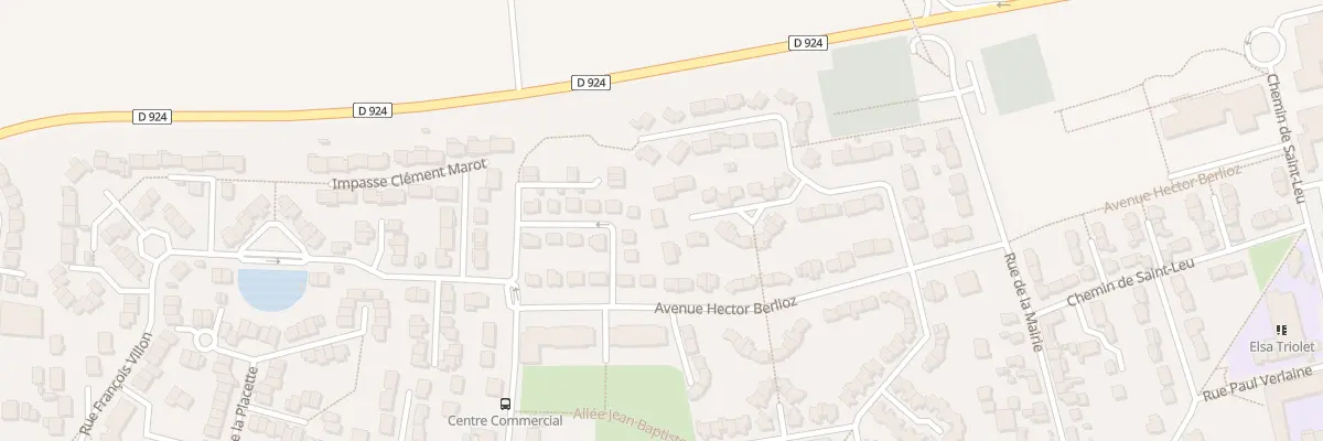 Plan du 27 Rue Georges Bizet à Bruyères-sur-Oise