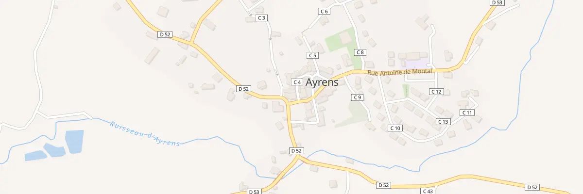 Plan du 5175 Le Bourg à Ayrens