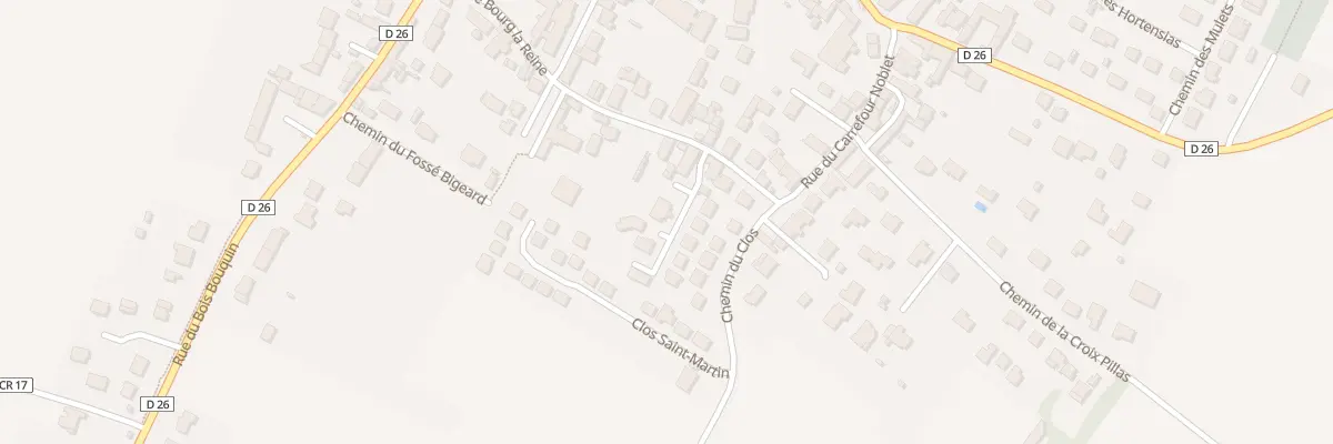 Plan du 10B Rue Bourg la Reine à Leudeville