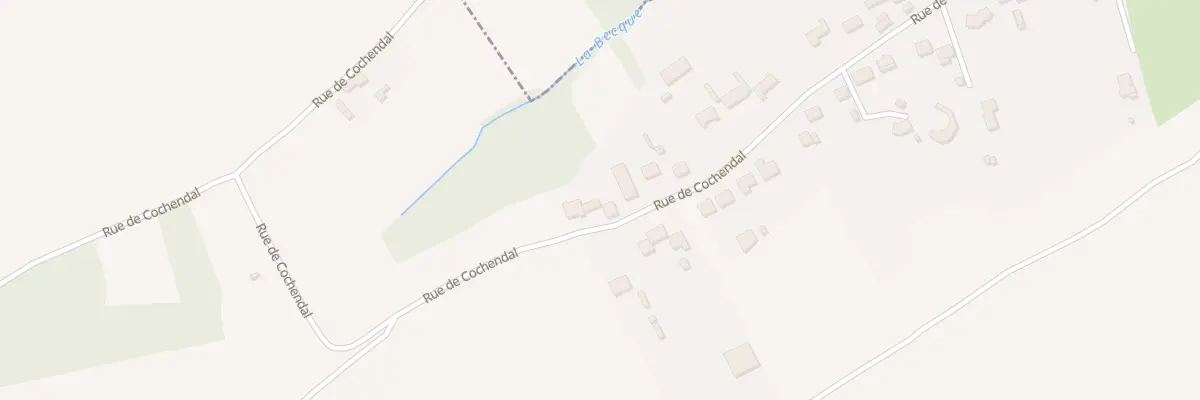 Plan du 740 Rue de Cochendal à Roquetoire