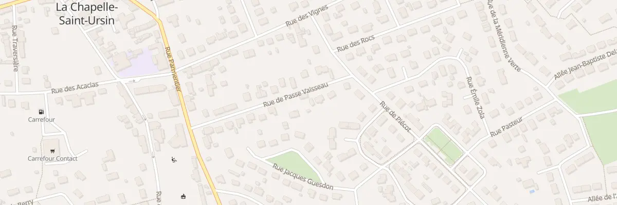 Plan du 20 Rue de Passe Vaisseau à La Chapelle-Saint-Ursin