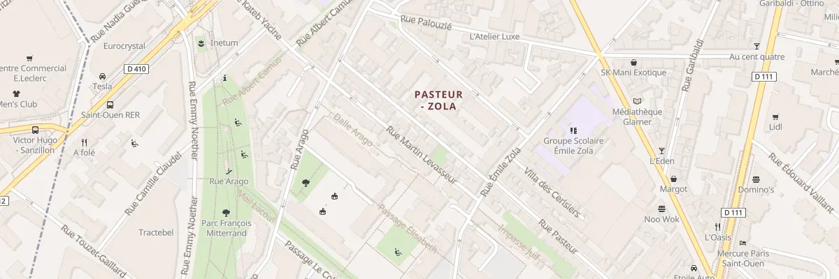 Plan du 9001 Rue Martin Levasseur à Saint-Ouen-sur-Seine