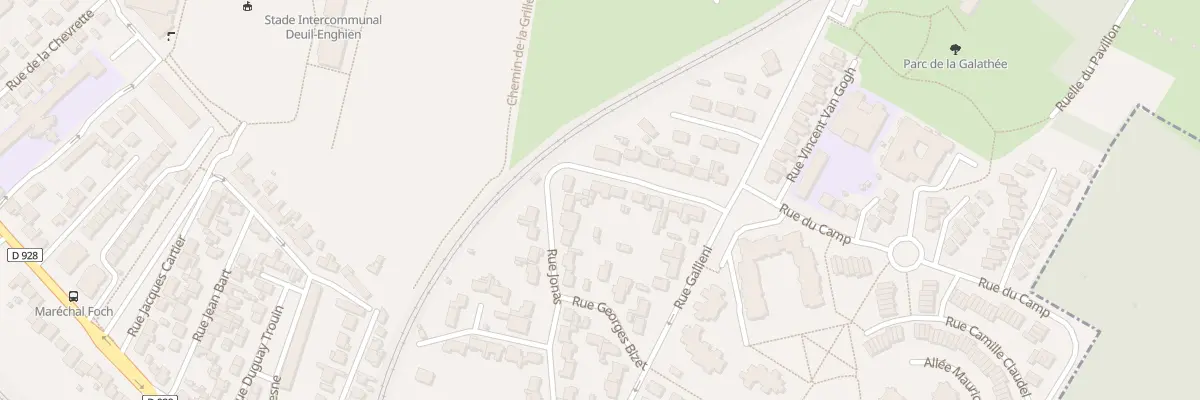 Plan du 11 Rue Charles Gounod à Deuil-la-Barre