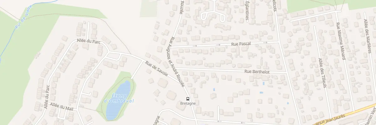 Plan du 32 Rue Berthelot à Domont