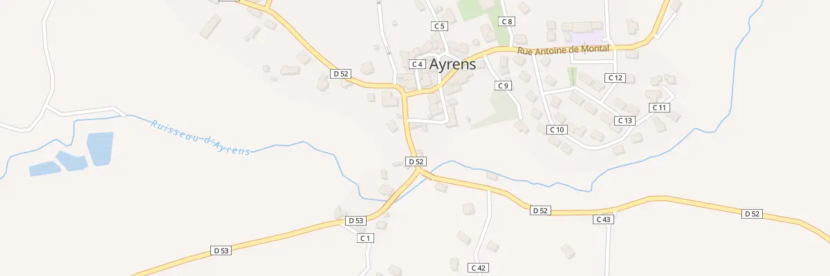 Plan du 5154 Le Bourg à Ayrens
