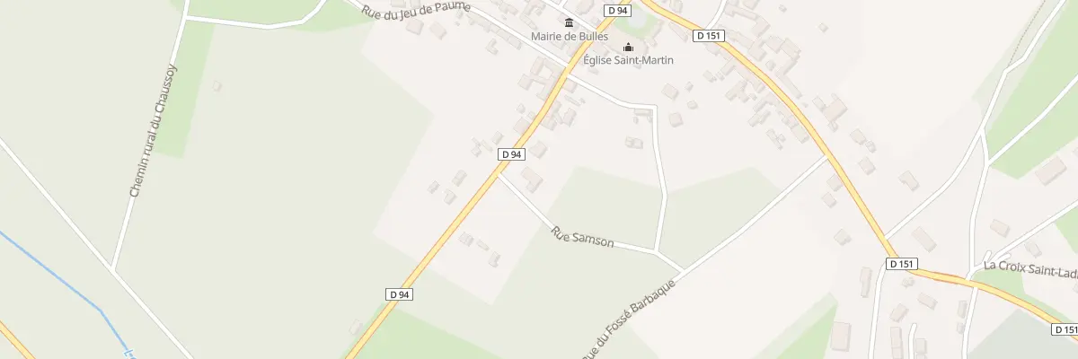 Plan du 13 Rue du Houssoy à Bulles