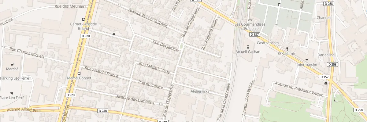 Plan du 20 Rue du Cdt Marchand à Cachan