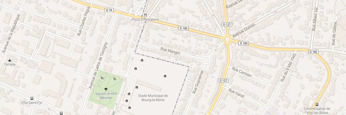 Plan du 17 Rue Mangin à L’Haÿ-les-Roses