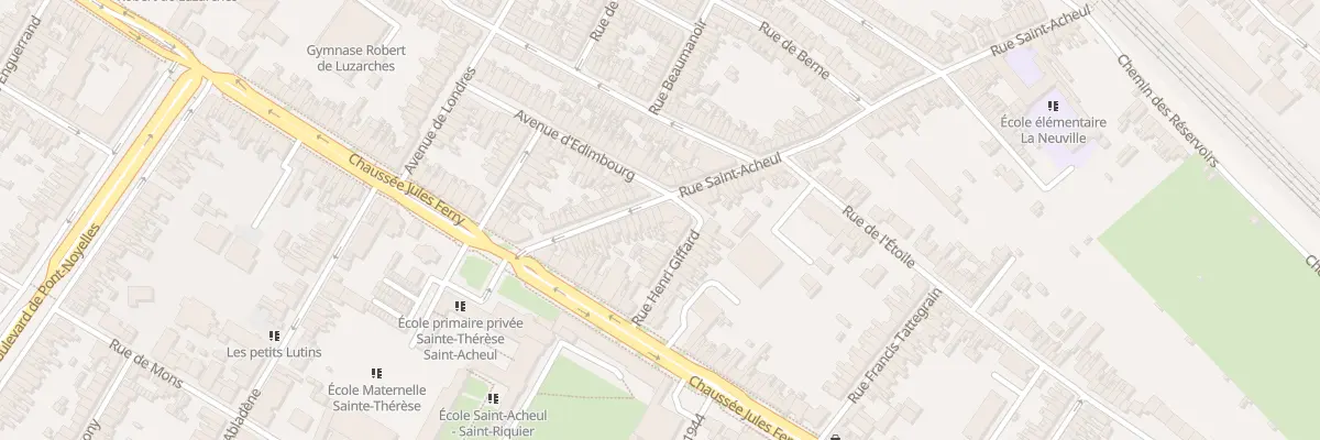 Plan du 30 Rue Saint-Acheul à Amiens