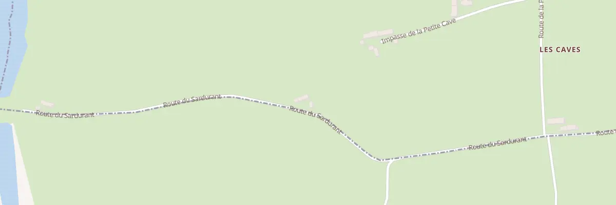 Plan du 2460 Rte du Sardurant à Marçais