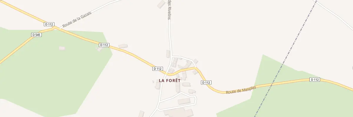 Plan du 5104 La Foret à Saint-Palais