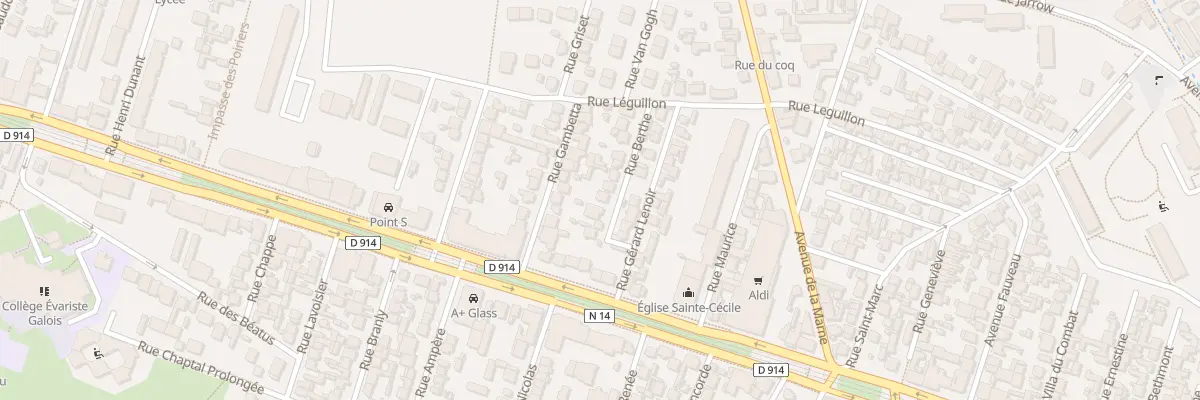 Plan du 7 Rue Berthe à Épinay-sur-Seine