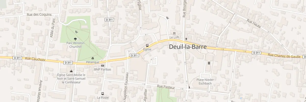 Plan du 14 Rue Charles de Gaulle à Deuil-la-Barre