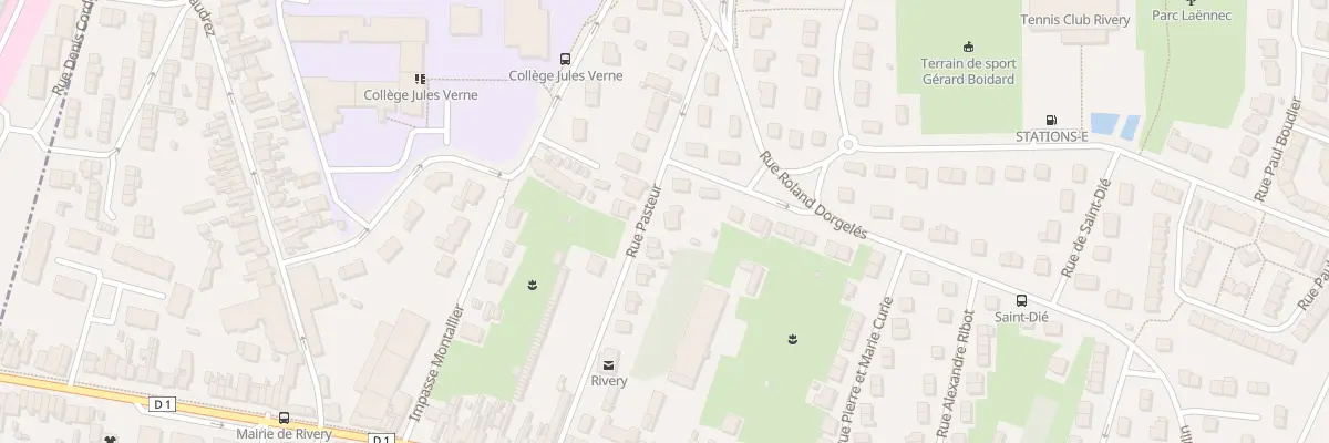 Plan du 16 Rue Pasteur à Rivery