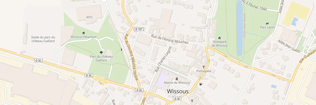 Plan du 8 Rue de l’Amiral Mouchez à Wissous