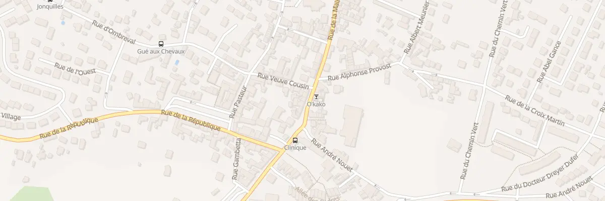 Plan du 23 Rue de la Mairie à Domont