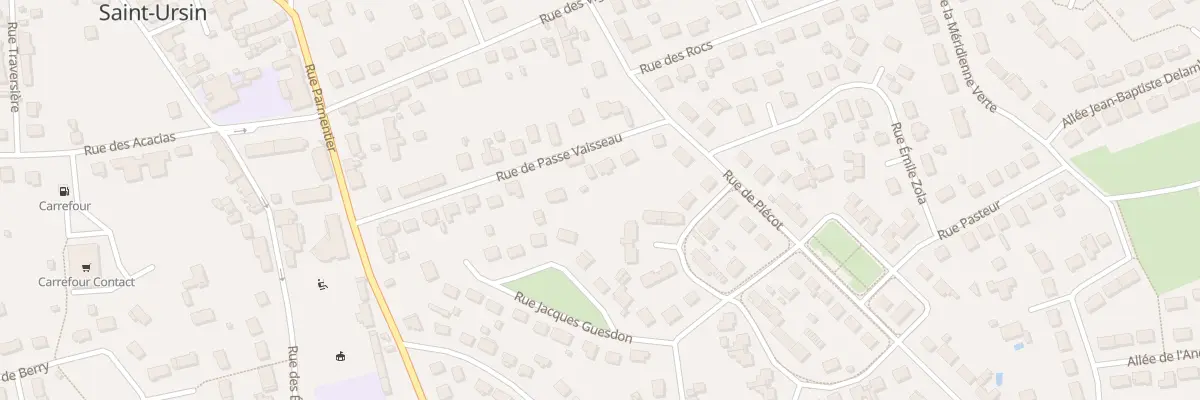 Plan du 20B Rue de Passe Vaisseau à La Chapelle-Saint-Ursin