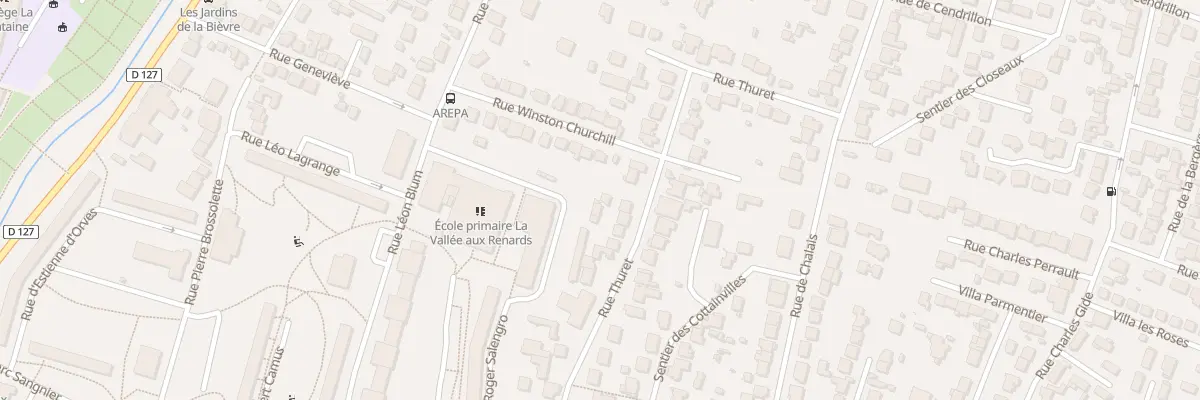 Plan du 38 Rue Thuret à L’Haÿ-les-Roses