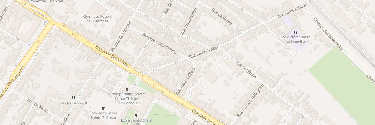 Plan du 32 Rue Saint-Acheul à Amiens