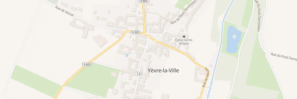 Plan du 1 Rue de Montberneaume à Yèvre-la-Ville