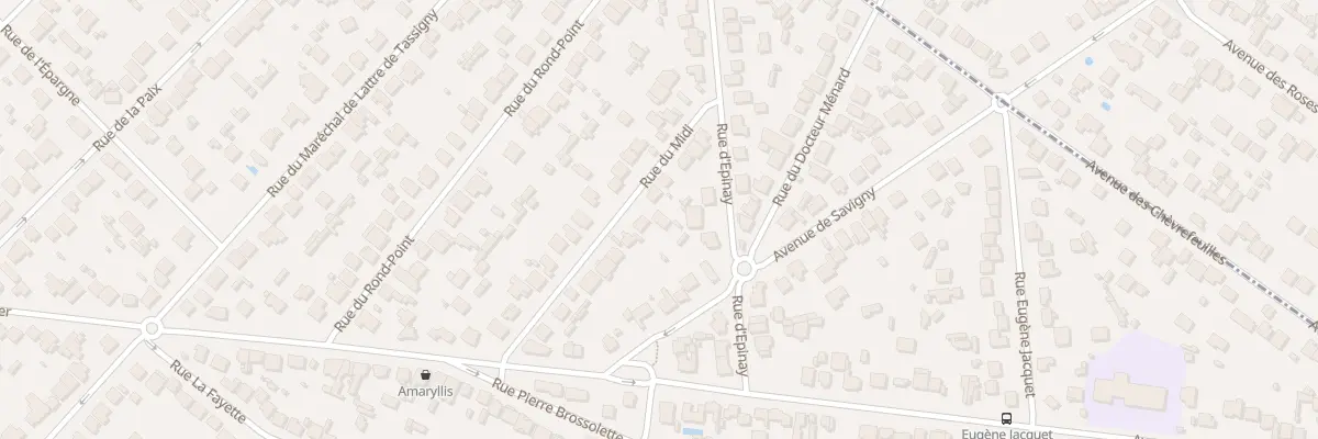 Plan du 18 Rue du Midi à Sainte-Geneviève-des-Bois