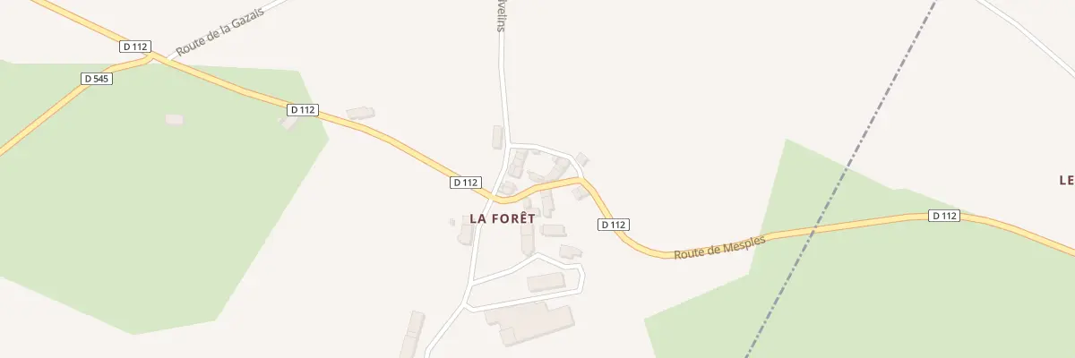 Plan du 5101 La Foret à Saint-Palais