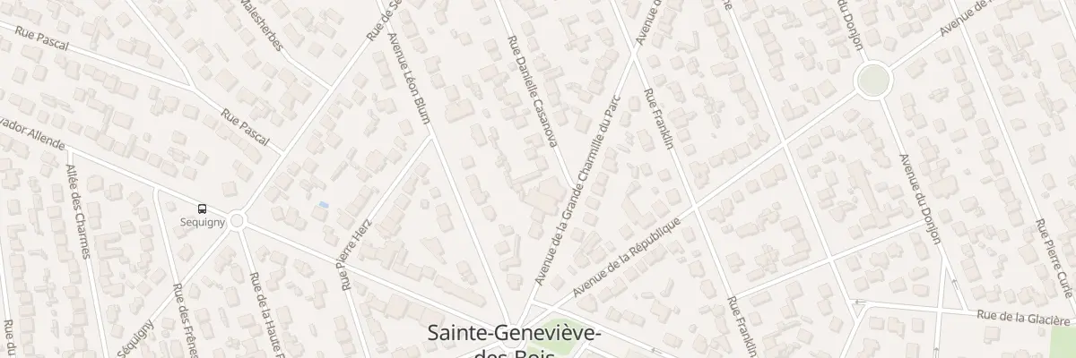 Plan du 106 Rue Daniele Casanova à Sainte-Geneviève-des-Bois