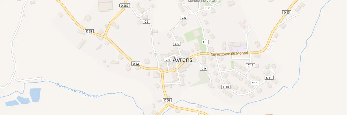 Plan du 5187 Le Bourg à Ayrens