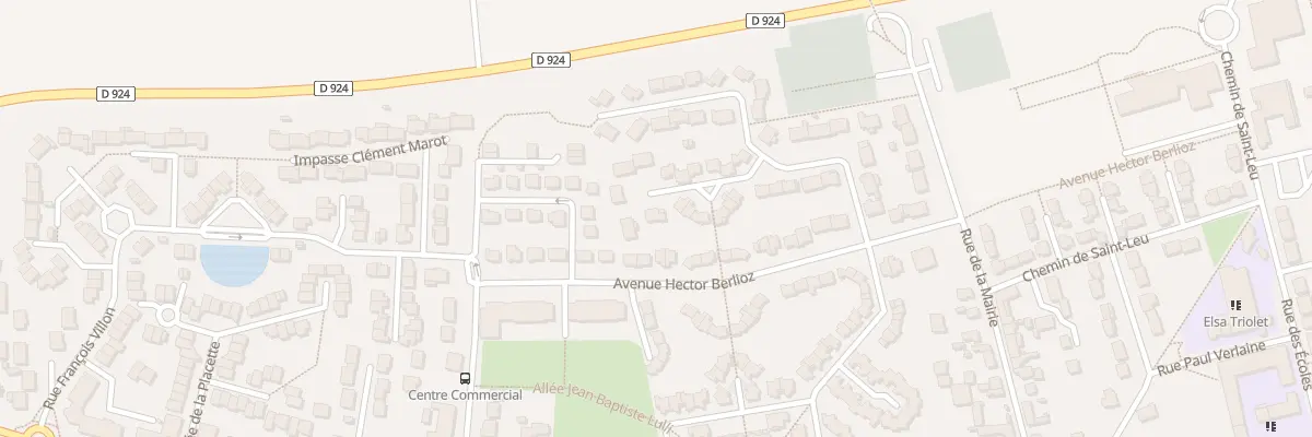 Plan du 23 Rue Georges Bizet à Bruyères-sur-Oise