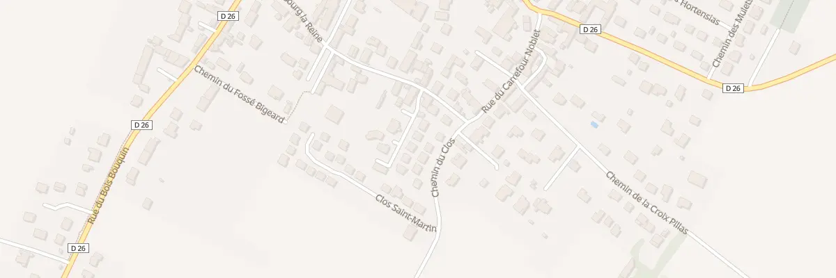 Plan du 3B Clos Saint Martin à Leudeville