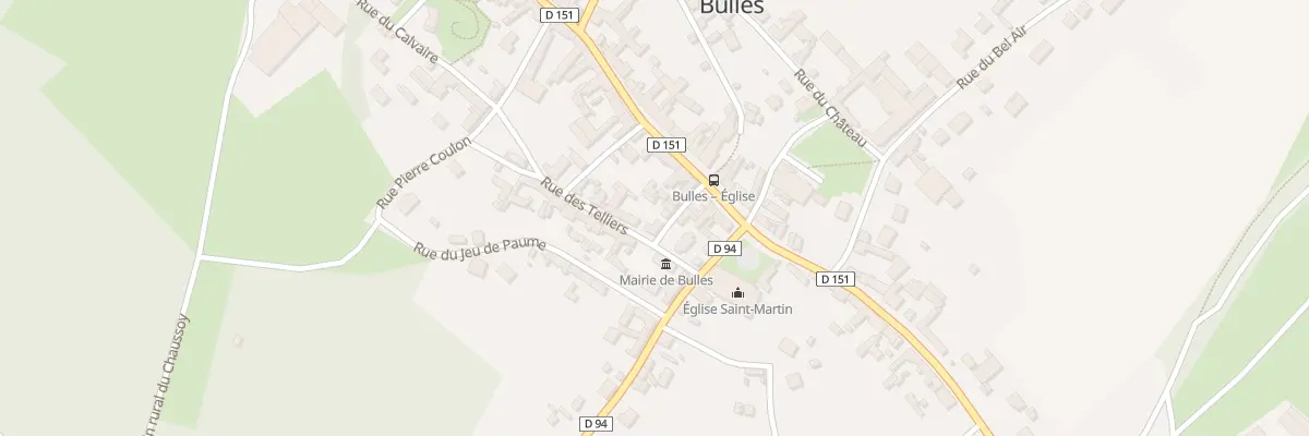 Plan du 2 Rue des Telliers à Bulles
