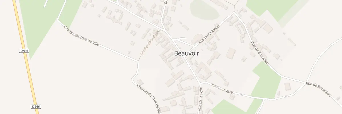 Plan du 5 Pl de Beauvoir à Beauvoir