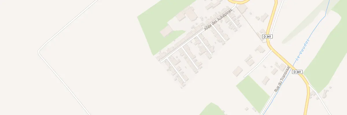 Plan du 1065 All des Eglantines à Estrée-Blanche
